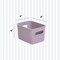Superio Plastic Storage Container Bins, Organizer Baskets, Boxes for Organizing Closet Shelves Drawer Shelf